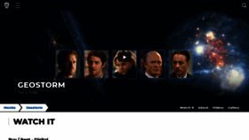 What Geostorm.movie website looked like in 2021 (3 years ago)