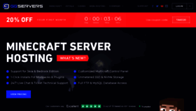 What Ggservers.com website looked like in 2021 (3 years ago)