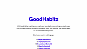 What Goodhabitz.com website looked like in 2021 (3 years ago)