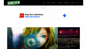 What Gamespew.com website looked like in 2021 (3 years ago)