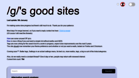 What Goodsites.tech website looked like in 2021 (3 years ago)