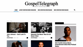 What Gospeltelegraph.com website looked like in 2021 (3 years ago)