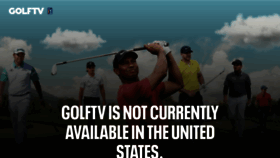 What Golf.tv website looked like in 2021 (3 years ago)