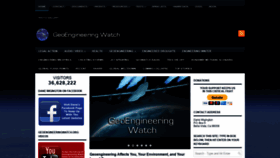 What Geoengineeringwatch.org website looked like in 2021 (3 years ago)