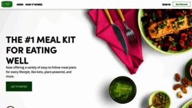 What Greenchef.com website looked like in 2021 (3 years ago)