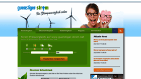 What Guenstiger-strom.net website looked like in 2021 (3 years ago)