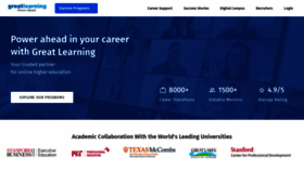 What Greatlearning.in website looked like in 2021 (3 years ago)
