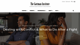 What Gottman.com website looked like in 2021 (3 years ago)
