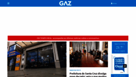 What Gaz.com.br website looked like in 2021 (3 years ago)