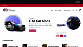 What Gtacarmods.com website looked like in 2021 (3 years ago)
