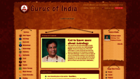 What Gurusofindia.com website looked like in 2021 (3 years ago)