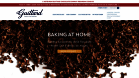 What Guittard.com website looked like in 2021 (3 years ago)