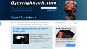 What Gjerrigknark.com website looked like in 2021 (3 years ago)