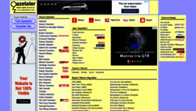 What Gazeteler.com website looked like in 2021 (3 years ago)