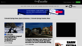 What Gazette.com website looked like in 2021 (3 years ago)