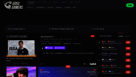What Gosugamers.net website looked like in 2021 (3 years ago)