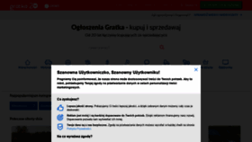 What Gratka.pl website looked like in 2021 (3 years ago)