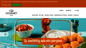 What Gourmet-kids.at website looked like in 2021 (3 years ago)