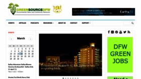 What Greensourcedfw.org website looked like in 2021 (3 years ago)