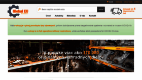 What Globaleu.sk website looked like in 2021 (3 years ago)