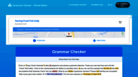 What Grammarchecker.io website looked like in 2021 (3 years ago)
