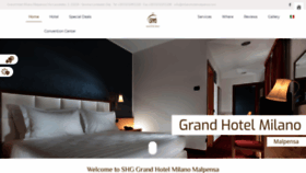 What Grand-hotelmilanomalpensa.com website looked like in 2021 (3 years ago)