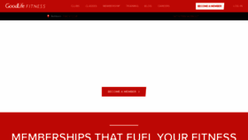 What Goodlifefitness.com website looked like in 2021 (3 years ago)