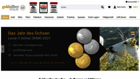 What Goldsilbershop.de website looked like in 2021 (3 years ago)