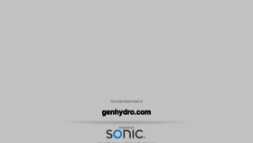 What Genhydro.com website looked like in 2021 (3 years ago)