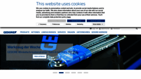 What Gedore.com website looked like in 2021 (3 years ago)
