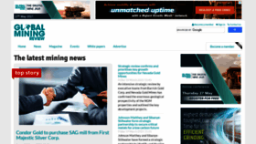 What Globalminingreview.com website looked like in 2021 (3 years ago)