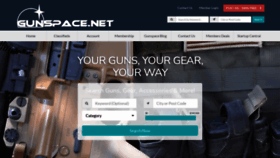 What Gunspace.net website looked like in 2021 (3 years ago)