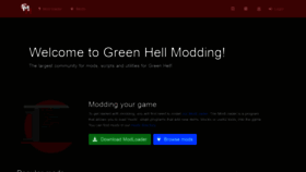 What Greenhellmodding.com website looked like in 2021 (3 years ago)