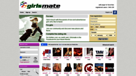 What Girlsmate.com website looked like in 2021 (3 years ago)