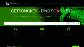 What Getsongkey.com website looked like in 2021 (3 years ago)