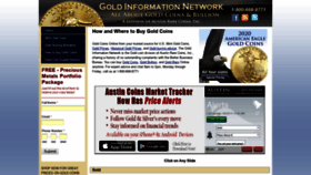 What Goldinfo.net website looked like in 2021 (3 years ago)