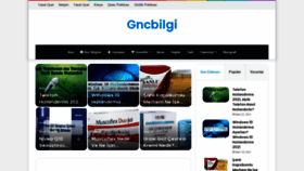 What Gncbilgi.com website looked like in 2021 (3 years ago)