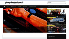 What Giovaniemissione.it website looked like in 2021 (4 years ago)