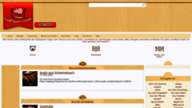 What Grillsportverein.de website looked like in 2021 (3 years ago)
