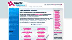 What Gedachten-gedichten.nl website looked like in 2021 (3 years ago)