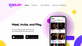 What Goplay.com website looked like in 2021 (3 years ago)