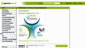 What Gesund-gekauft.de website looked like in 2011 (12 years ago)