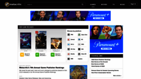 What Gamerankings.com website looked like in 2021 (3 years ago)