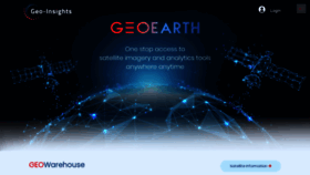 What Geoearth.ai website looked like in 2021 (3 years ago)