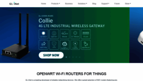 What Gl-inet.com website looked like in 2021 (3 years ago)
