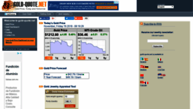 What Gold-quote.net website looked like in 2021 (4 years ago)