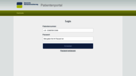 What Gbws-patient.de website looked like in 2021 (3 years ago)