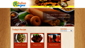 What Greatindianrecipes.com website looked like in 2021 (3 years ago)