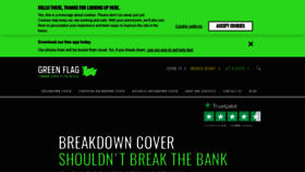What Greenflag.com website looked like in 2021 (3 years ago)