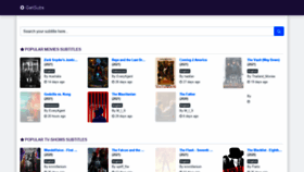 What Getsubs.cc website looked like in 2021 (5 years ago)